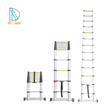 4.4M New Aluminium Telescopic Ladder with electrophoresis treatment